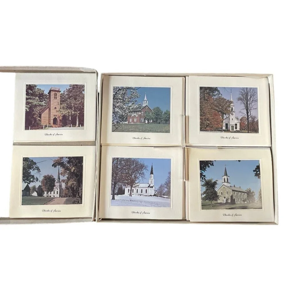 Original‎ Color Notes Of America 12 Blank Notes with Matching Envelopes